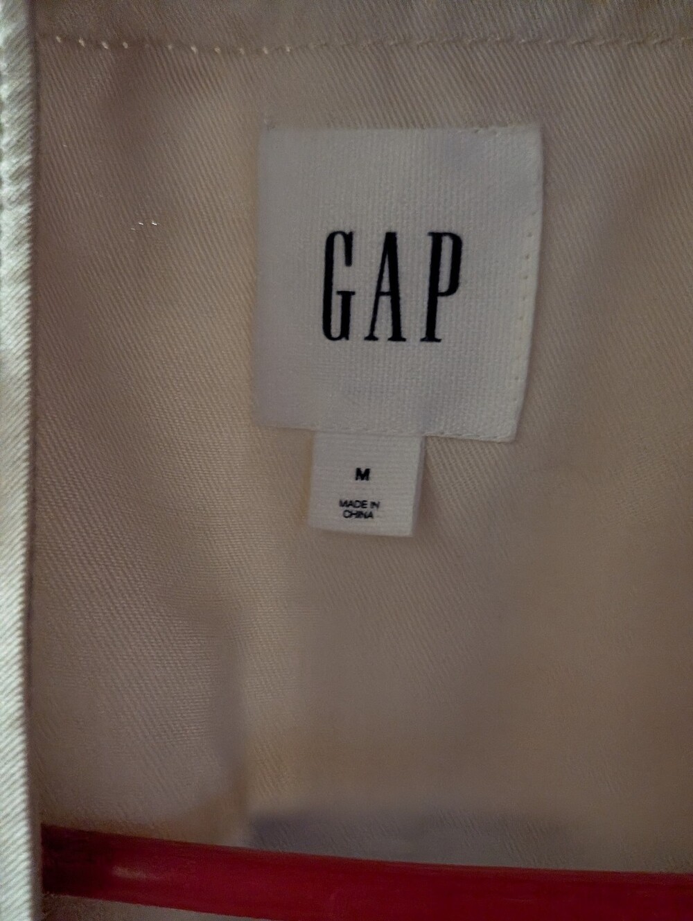 GAP Light Beige Jacket with Subtle Pink Hue - Picture 2 of 4